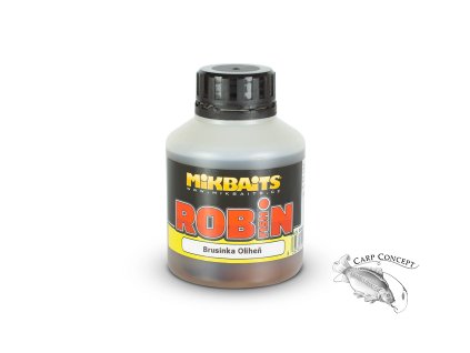 Mikbaits Robin Fish booster 250ml Brusinka Oliheň