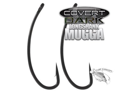 Gardner Háčky bez protihrotu Covert Dark Longshank Mugga Barbless (Varianta vel. 4)