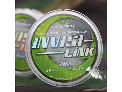 Gardner Fluorocarbonový vlasec Invisi-Link 25m (Varianta 0,40mm/20lb)
