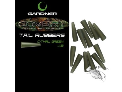 Gardner Převleky Covert Tail Rubbers (Varianta C-Thru Brown (průhledná hnědá))
