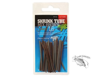 Giants fishing Smršťovací hadička mix barev Shrink Tube Brown-Sand 1,6mm,20ks