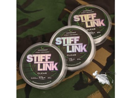 Vlasec Gardner Stiff-Link 25m (Varianta 0,55mm/ 11,3kg/ 25lb (green-zelená))