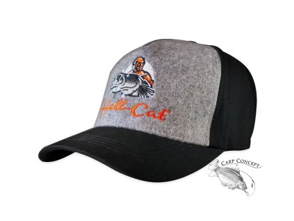 Kšiltovka Hell-Cat Black/Grey