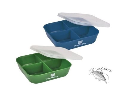 Krabička Trabucco Bait Box 4div.Verde