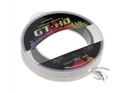 Gardner ujímaný vlasec GT-HD Tapered Main Line 15 lb 0,33 mm