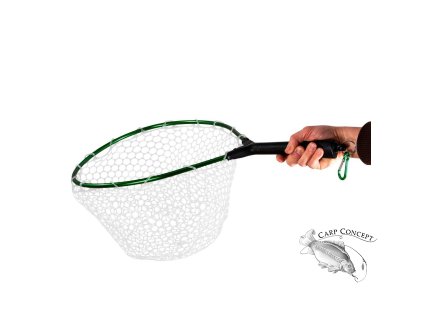 Snowbee Podběrák s gumovou síťkou a magnetem Rubber Mesh Hand Trout Net - Medium