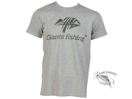 Giants fishing Tričko pánské šedé Camo Logo (Varianta vel. 2XL)