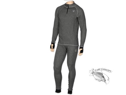 Giants Fishing Termoprádlo komplet Thermal set Deluxe Plus Grey (Varianta vel. M)