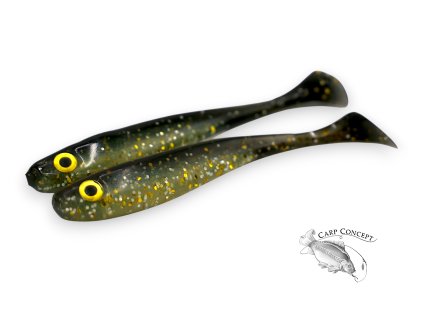 FISHMACHINE Gumová nástraha NATURAL-PULSE ČERNÁ 10,5 až 19cm (Velikost 10,5cm / 2ks)