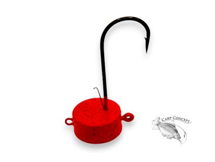 FISHMACHINE Jigová hlava MONSTER FLATHEAD (PLACATKA) 200 až 500gr (Velikost 300gr / 16/0 háček / 1ks)