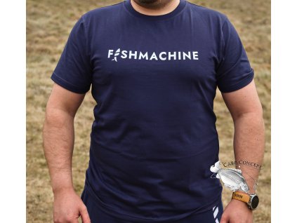 Tričko FISHMACHINE Navy classic (Velikost L)