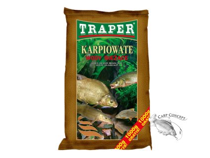 Traper Popular Kapr na tekoucí vodu perník 5kg (Velikost Popular Kapr na tekoucí vodu natural 5kg)