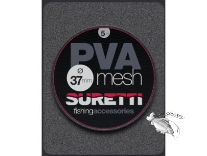 Suretti PVA punčocha na špulce 37mm 5m (Velikost PVA punčocha na špulce 25mm 5m)