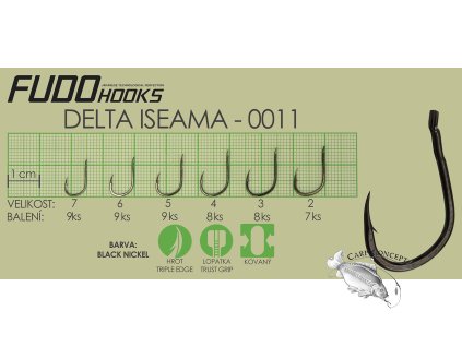Fudo Hooks Fudo Delta Iseama 7 (bal.9ks) (Velikost Fudo Delta Iseama 5 (bal.9ks))