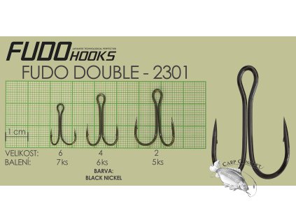 Fudo Hooks Fudo Double 6 (bal.7ks) (Velikost Fudo Double 2 (bal.5ks))