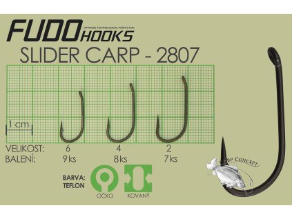 Fudo Hooks Fudo Slider Carp 6 (bal.9ks) (Velikost Fudo Slider Carp 2 (bal.7ks))