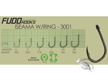 Fudo Hooks Fudo Iseama Ringed 4 (bal.13ks) (Velikost Fudo Iseama Ringed 1 (bal.10ks))