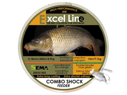 SEMA Combo Shock Feeder 0,20mm (Velikost Combo Shock Feeder 0,18mm)