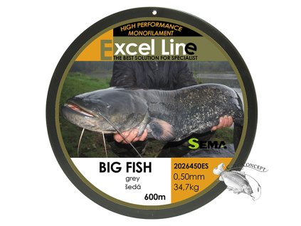 SEMA Big Fish šedá 0,80 (Velikost Big Fish šedá 0,35)