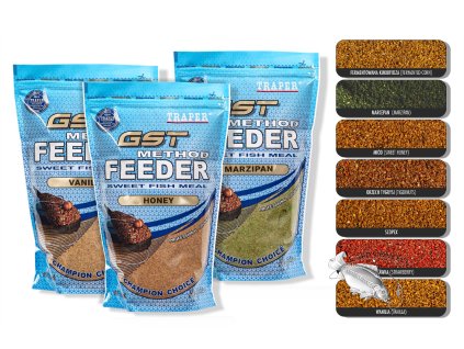 Traper Method Feeder GST Vanila 1kg (Velikost Method Feeder GST Kukuřice 1kg)