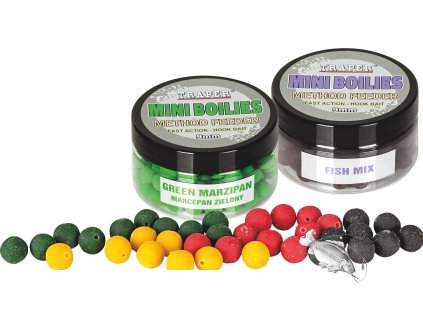Traper Mini Boilies Method Feeder 9mm Vanilka 50g (Velikost Mini Boilies Method Feeder 9mm Ananas 50g)