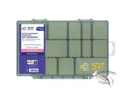 Sert krabička 15 Adjustable Compartments Grey (250x165x36 mm)