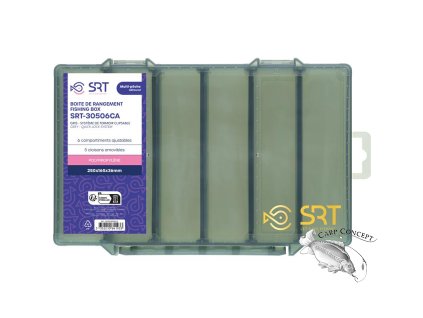 Sert krabička 6 Adjustable Compartments Grey (250x165x36 mm)