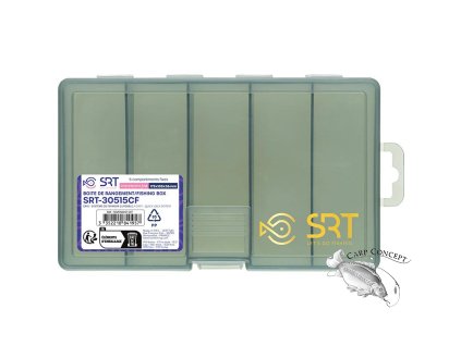 Sert krabička 5 Fixed Compartments Grey (175x105x36 mm)