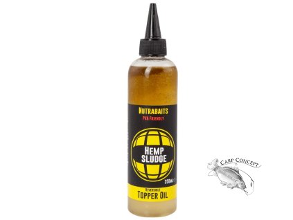 nutrabaits hemp sludge topper oil 250ml 2