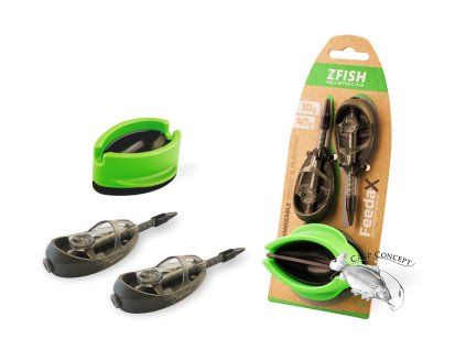 zfish method feeder set feeda x 50 60g formicka