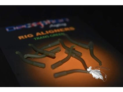 Deception Angling Rig Aligners Trans Qty : 10 (Počet Světle hněd&aacute;)