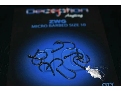 Deception Angling ZWG (Zig hook) Micro Barbed Hook (Počet Velikost 10)