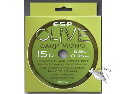 vlasec esp olive carp mono 1000m