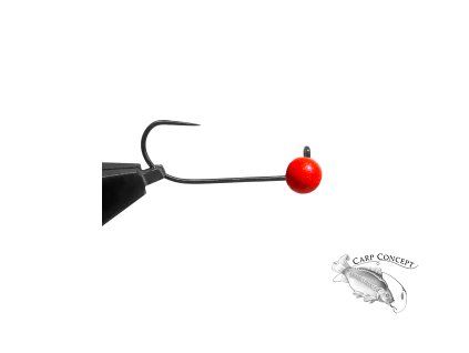 HD BARBLESS #2, 5 ks, RED, 0,9 g