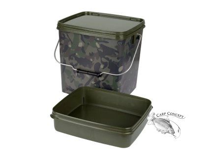 Trakker Kbelík Camo Square Container 13l