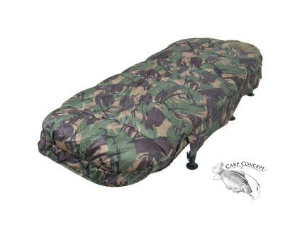 Wychwood Lehátko + spací pytel Riot Tactical Compact 6 Leg Sleep System