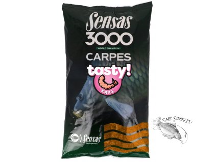 Sensas Krmení 3000 Carp Tasty Krill (kapr krill) 1kg