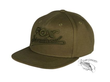 Screenshot 2022 03 30 at 15 02 22 Fox Kšiltovka Khaki Flat Peak College Snapback