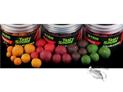 Stég Tasty Smoke Soluble Boilies 70g 10-12mm