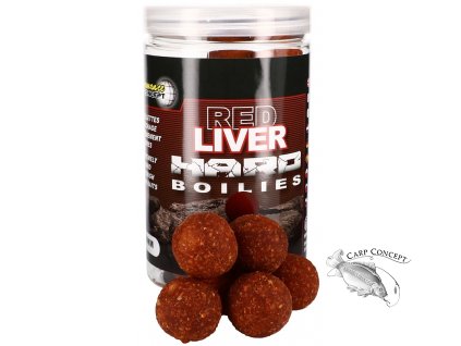 StarBaits Red Liver Hard Boilies 24mm 200g