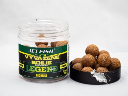 Jet Fish Vyvážené Boilie Legend Range 250ml-20mm - BIOKRILL