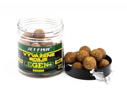 Jet Fish Vyvážené Boilie Legend Range 250ml-20mm - BIOSQUID