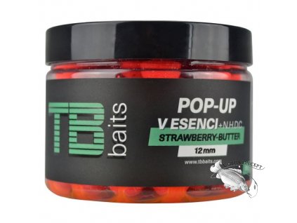Screenshot 2022 10 10 at 13 00 20 TB Baits Plovoucí Boilie Pop Up Strawberry Butter NHDC 65 g