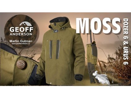 Geoff Anderson Komplet Bunda s kapucí Dozer6™ a kalhoty Urus6™  - Moss