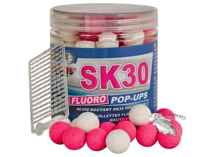 Starbaits Fluoro Pop-Ups Boilies Concept SK30 14mm 80gr