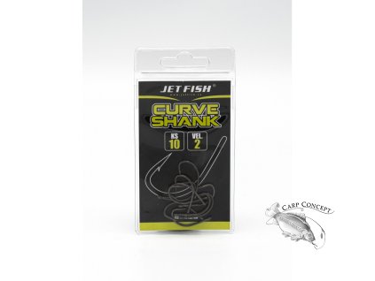 Jet Fish Háčky Curve Shank 10 ks