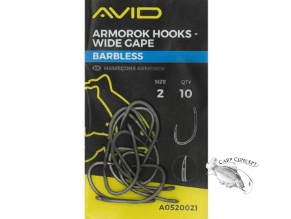 Screenshot 2023 05 03 at 11 47 51 Avid Carp Háčky Armorok Hooks Wide Gape Barbless