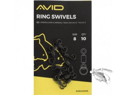 Screenshot 2023 05 22 at 14 57 40 10ks Obratlík s kroužkem Avid Carp Outline Ring Swivels Tropic Fishing