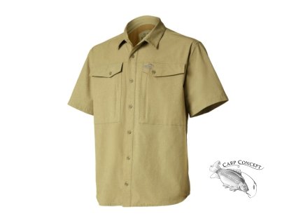 Košile Zulo II Geoff Anderson krátký rukáv - zelená (Variant Velikost: S)