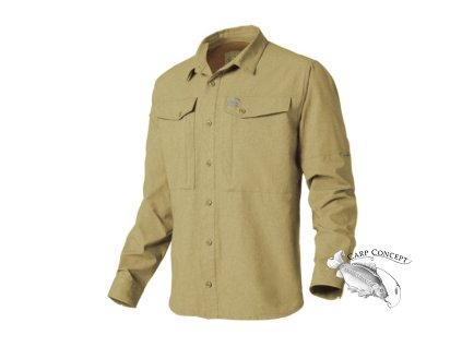 Košile Zulo II Geoff Anderson dlouhý rukáv - zelená (Variant Velikost: M)